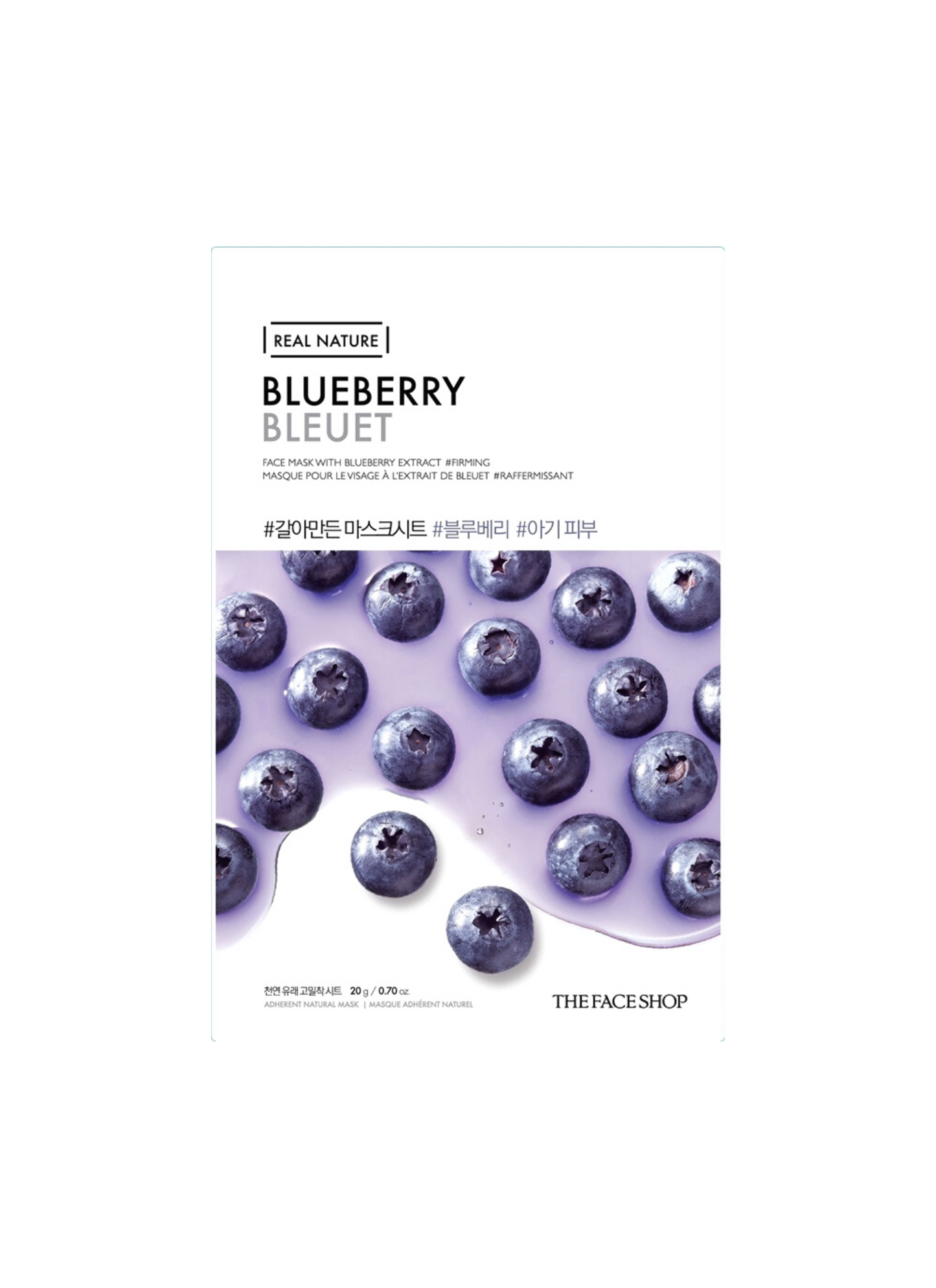 The Face Shop - Mask Blueberry / Bleuet